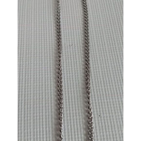 Silver Toned Jesus In His Steps Engraved Flip Flops Pendant Lightweight Necklace - Picture 8 of 9